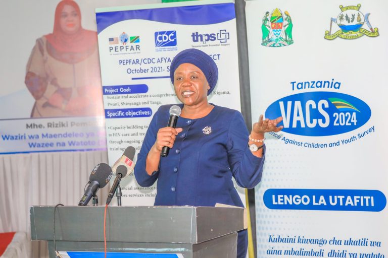 UKATILI DHIDI YA WATOTO NA VIJANA WAPUNGUA: WAZIRI DKT. GWAJIMA