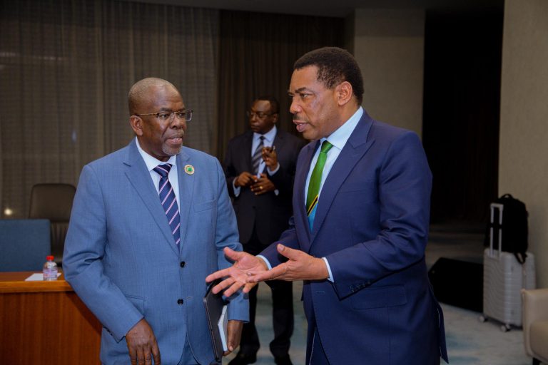 MWIGULU, BALOZI OMAR WAPANGA MIKAKATI MKUTANO MKUU WA ADB, ADF CONGO BRAZZAVILLE